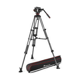 【エントリーで最大全額ポイント還元｜8/22迄】 Manfrotto｜マンフロット 504Xビデオ雲台+カーボンツイン三脚MS MVK504XTWINMC