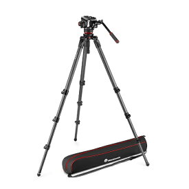 【エントリーで最大全額ポイント還元｜8/22迄】 Manfrotto｜マンフロット 504Xビデオ雲台+536カーボン三脚 MVK504XCTALL