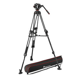 【エントリーで最大全額ポイント還元｜8/22迄】 Manfrotto｜マンフロット 504Xビデオ雲台+645FASTアルミ三脚 MVK504XTWINFA