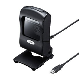 サンワサプライ｜SANWA SUPPLY バーコードリーダー [USB-A /2次元・1次元対応] 定置式 (Windows11対応) BCR-2DST3BK