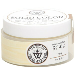 Washin Paint�b�a�M�y�C���g Wood Atelier �\���b�h�J���[ SC-02 �A�C�{���[ 90g
