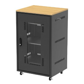 【エントリーで最大全額ポイント還元｜2/5まで】 サンワサプライ｜SANWA SUPPLY 扉付き機器収納ボックス [W600xD500xH1000mm] ブラック CP-SBOX6010