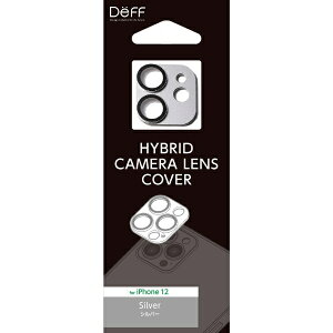 DEFF�b�f�B�[�t �A���~���K���X�̌��S�d�l HYBRID CAMERA LENS COVER for iPhone 12 �y�J���������Y�J�o�[�z DG-IP20MGA2SV �V���o�[