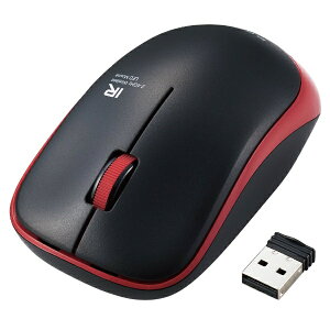 ELECOMbGR }EX R(Mac/Windows11Ή) bh M-IR07DRKRD [IR LED /(CX) /3{^ /USB]