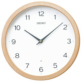 【エントリーで最大全額ポイント還元｜7/18迄】 SEIKO｜セイコー 掛け時計 【スタンダード】 天然色木地 KX267B [電波自動受信機能有]