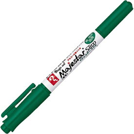 寺西｜Teranishi Chemical Industry マジックインキ マジェスター・スリム 油性マーキングペン 細・極細両用 緑 MMJ70-T4