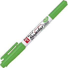 寺西｜Teranishi Chemical Industry マジックインキ マジェスター・スリム 油性マーキングペン 細・極細両用 黄緑 MMJ70-T9