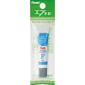 ぺんてる｜Pentel ラミネートチューブ入り パック エフ水彩えのぐ そらいろ XWFR-T61