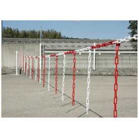 NOVAP｜ノバップ NOVAP　注意喚起プラチェーン　バリアチェーン　レッド／ホワイト　5m 1360150