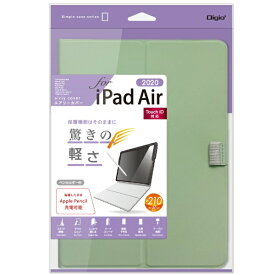 ナカバヤシ｜Nakabayashi 10.9インチ iPad Air（第5/4世代）用 エアリーカバー グリーン TBC-IPA2006GN