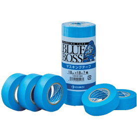 カモ井加工紙｜KAMOI マスキングテープ塗装用 2巻入（幅12mm/長さ18m） ブルー BLUEBOSSJAN-12