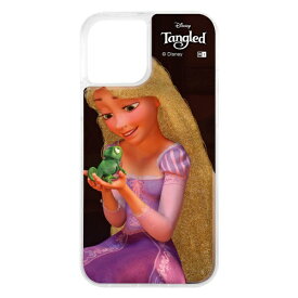 イングレム｜Ingrem iPhone 12 Pro/12 /『ディズニーキャラクター』/ラメ グリッターケース/『塔の上のラプンツェル/spark joy』 IJ-DP27LG1G/RZ001