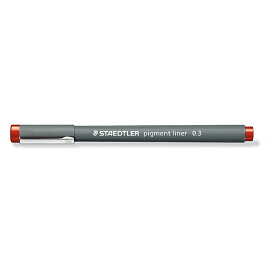 ステッドラー｜STAEDTLER ピグメントライナー 水性サインペン 0.3mm レッド 30803-2
