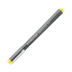ステッドラー｜STAEDTLER ピグメントライナー 水性サインペン 0.5mm イエロー 30805-10