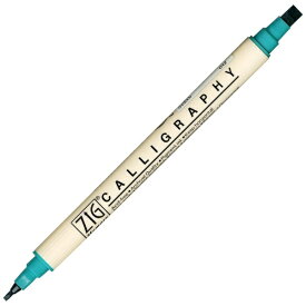 呉竹｜Kuretake ZIGメモリーシステム カリグラフィー 水性マーカー 5.0mm芯＆2.0mm芯 オーシャン MS-3400-042