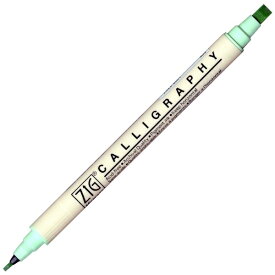 呉竹｜Kuretake ZIGメモリーシステム カリグラフィー 水性マーカー 5.0mm芯＆2.0mm芯 ペールミント MS-3400-403