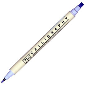 呉竹｜Kuretake ZIGメモリーシステム カリグラフィー 水性マーカー 5.0mm芯＆2.0mm芯 イングリッシュラベンダー MS-3400-803