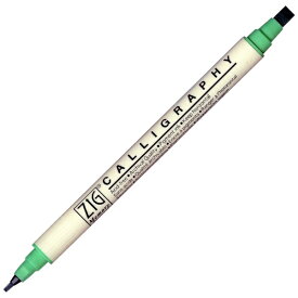 呉竹｜Kuretake ZIGメモリーシステム カリグラフィー 水性マーカー 5.0mm芯＆2.0mm芯 クローバー MS-3400-405