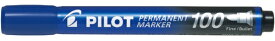 PILOT｜パイロット パーマネントマーカー100 油性マーカー 青 MPM-10F-L