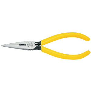 KLEIN TOOLS|クラインツールズ KLEIN ロングノーズプライヤー サイドカット 170mm 皮むき穴付 D203-6H2