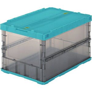 �g���X�R���R�bTRUSCO NAKAYAMA ���^�܂肽���݃R���e�i�X�P�� 50L ���b�N�t�^�t �u���[/�����u���b�N TSK-C50BBT
