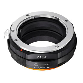 【エントリーで最大全額ポイント還元｜7/18迄】 K&F Concept｜ケーアンドエフコンセプト レンズマウントアダプター KF-AAE.P (ソニー（ミノルタ）Aマウントレンズ → ソニーEマウント変換）絞りリング付き