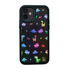 ROA｜ロア iPhone 12 mini 5.4インチ対応Twinkle cover　ザウルスパターン