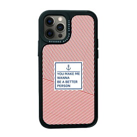 ROA｜ロア iPhone 12/12 Pro 6.1インチ対応Black Cover SUMMER STRIPE　RED