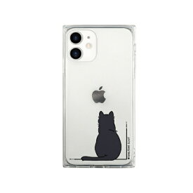 ROA｜ロア iPhone 12 mini 5.4インチ対応 ソフトスクウェアケース　KURONEKO