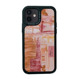 ROA｜ロア iPhone 12 mini 5.4インチ対応Black Cover Painting Blending PINKBROWN