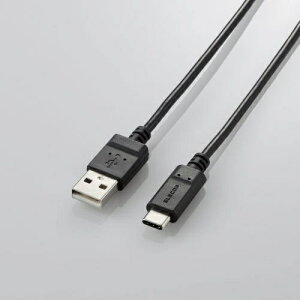 ELECOMbGR Type-C USB-CP[u X}zp USBiA-Cj Fؕi ܂Ƃ܂P[u `L R ubN MPA-MAC20NBK [2.0m]