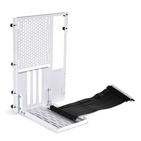 LIANLI｜リアンリ O11 DYNAMIC MINI専用 ブラケットキット PCIe x4.0 ホワイト O11DMINI-1W-4