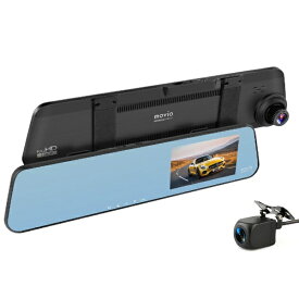 ナガオカ｜NAGAOKA ドライブレコーダー2カメラミラー型 movio MDVR304MRREAR [前後カメラ対応 /Full HD（200万画素） /駐車監視機能付き /ミラー型]