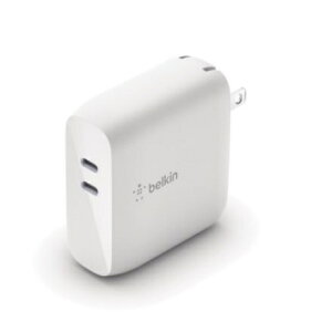 BELKINbxL BOOSTCHARGE PRO 68W USB-C PD GaN USB[di18W USB-C + 45-60W USB-Cj zCg WCH003DQWH [USB Power DeliveryΉ /2|[g /GaN(KE) ̗p]