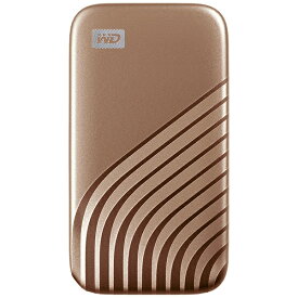 WESTERN DIGITAL｜ウェスタン デジタル WDBAGF5000AGD-JESN 外付けSSD USB-C＋USB-A接続 My Passport SSD 2020 Hi-Speed(Mac/Win対応)(PS5/PS4対応) ゴールド [500GB /ポータブル型]