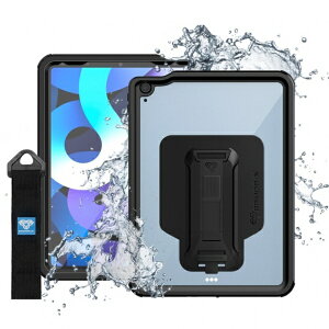 ARMOR-XbA[}[GbNX 10.9C` iPad Airi5/4jp IP68 Waterproof Case with Hand Strap ubN MXS-A14S