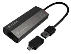 BUFFALObobt@[ LANϊA_v^ [USB-C{USB-A IXX LAN] 2.5GbpsΉ(Mac/Windows11Ή) LUA-U3-A2G/C