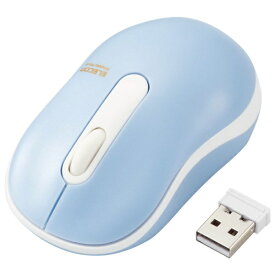 エレコム｜ELECOM マウス 抗菌(Mac/Windows11対応) ライトブルー M-DY10DRSKBUL [光学式 /無線(ワイヤレス) /3ボタン /USB]