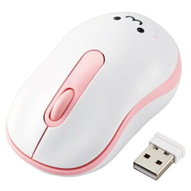 エレコム｜ELECOM マウス 抗菌(Mac/Windows11対応) ピンク M-DY10DRSKPN [光学式 /無線(ワイヤレス) /3ボタン /USB]