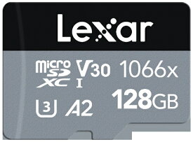 レキサー｜Lexar microSDXCカード Professional 1066x SILVER シリーズ LMS1066128G-BNANJ [Class10 /128GB]