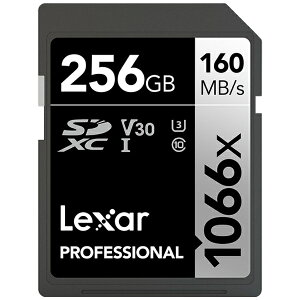 Lexar�b���L�T�[ SDXC�J�[�h Professional 1066x SILVER �V���[�Y LSD1066256G-BNNNJ [Class10 /256GB]