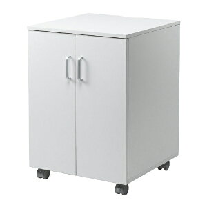 �T�����T�v���C�bSANWA SUPPLY ���t���v�����^�X�^���h�iW500xD500xH700mm�j �z���C�g LPS-119W