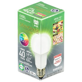 オーム電機｜OHM ELECTRIC LED電球 GRANGRADE LDA5N-GAG6/RA93 [E26 /一般電球形 /40W相当 /昼白色 /1個 /全方向タイプ]