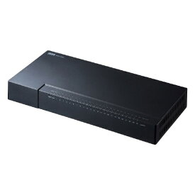 サンワサプライ｜SANWA SUPPLY スイッチングハブ［24ポート /Giga対応］ LAN-GIGAP2402BK