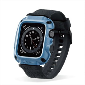 エレコム｜ELECOM Apple Watch 44mm バンドケース NESTOUT WALK ブルー AW-20MBCNESTBU