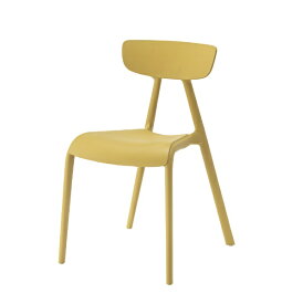 東谷｜AZUMAYA ペルト チェア　マスタードイエロー（W49×D53.5×H79.5×SH47cm）