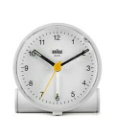 ブラウン｜BRAUN BRAUN Analog Alarm Clock ホワイト BC01W [アナログ]