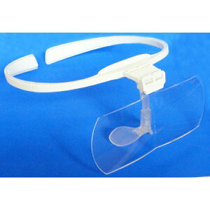 ERICA OPTICAL|エリカ オプチカル HAWK EYE 跳ね上げ式ヘッドルーペ レンズ倍率 1.6倍 ホワイトシャイニー