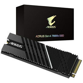 GIGABYTE　ギガバイト GP-AG70S1TB 内蔵SSD PCI-Express接続 AORUS Gen4 7000s [1TB /M.2]
