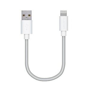 ELECOMbGR iPhone [dP[u Z CgjOP[u 0.1m MFiF y Lightning RlN^[ iPhone iPad iPod AirPods Ή z zCg zCg MPA-UAL01WH